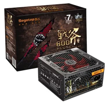 Блок питания Segotep ZF-600 PLUS (SG-D600BXB), 12cm fan, 500W (6959371301527)