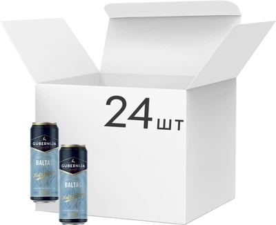 Упаковка пива Gubernija Wheat Hefeweizen світле нефільтроване 4.8% 0.568 л x 24 шт (4770395229602)