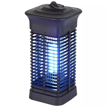 Уничтожитель насекомых Insect killer lamp, антимоскитная лампа, устойчива к погодным условиям, ультрафиолетовая, на 50㎡, 13 Вт, 240V, 50/60 Hz, черный, QH20-15W