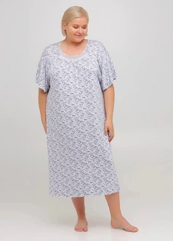 Нічна сорочка Cotpark 5XL блакитна 13416-В