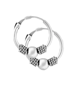 Серебряные серьги Silvex925 С5/312, с застежкой "Конго"