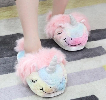 Домашні тапки для кігурумі Єдиноріг Різнокольоровий Kigurumi kcr0134 35-38