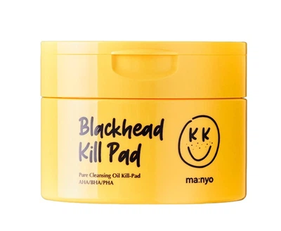 Педи гідрофільні для очищення шкіри з AHA BHA PHA кислотами Manyo Blackhead Kill Pad 50 шт