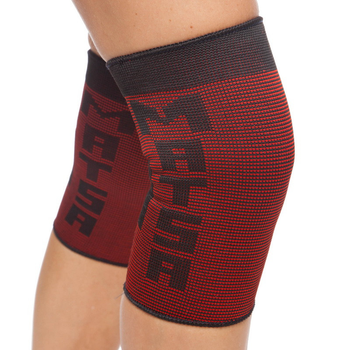 Наколенник бандаж эластичный фиксатор коленного сустава Matsa 0026 размер M Red-Black