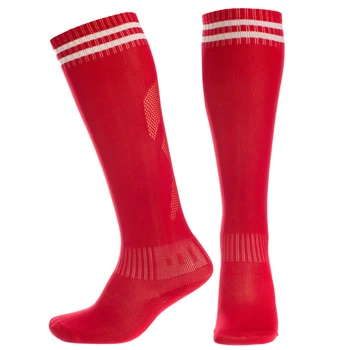 Гетры футбольные детские Zelart Sport 603 размер 27-34 Red