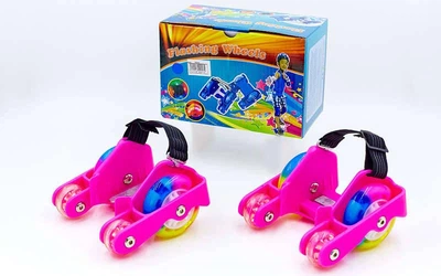 Ролики на п'яту Profi Flashing Roller 0032 рожевий