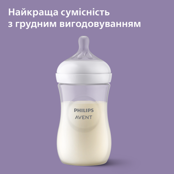 Бутылочка для кормления Philips Avent Natural 260 мл (SCF033/17) (8710103876397)