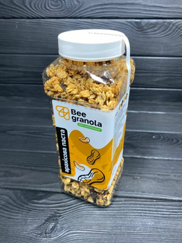 Гранола Bee Granola арахисовая паста без сахара натуральная 500г