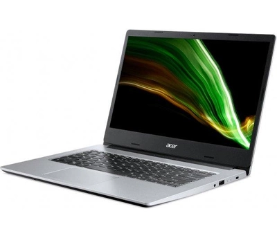 Ноутбук Acer Aspire 3 / Intel Celeron N4500, 2 ядра / 8 GB RAM / SSD 256 GB / FHD IPS, серебристый / ноутбук для учебы