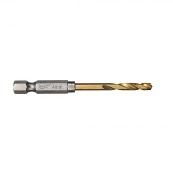Сверло по металлу Milwaukee RedHEX HSS-G TiN, Ø4 мм, 2 шт (48894708)