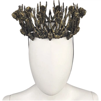 Корона Королева Бригитта SETA Decor 21-552BLK-GL