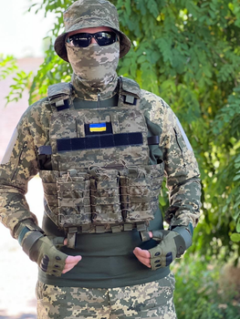 Тактическая форма пиксель+плитоноска, военная форма, рубашка и штаны военные Форма ВСУ 48 р
