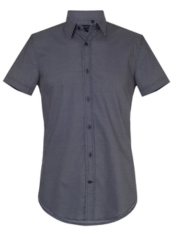 Рубашка slim на короткий рукав Antony Morato S AM001908