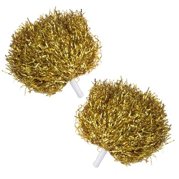 Помпоны для черлидинга и танцев SP-Sport Fit Pom-Poms 1680 1шт Gold