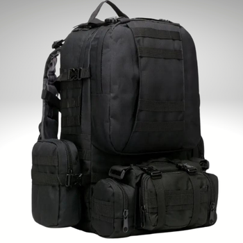 Рюкзак тактичний Ranger 50 літрів чорний