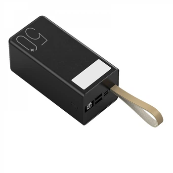 Power Bank iBattery YM-355 зі швидкою зарядкою 22.5W та ліхтариком на 50000 mAh black