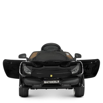 Детский электромобиль машина Ferrari(Феррари) 100W 4 мотора Bambi M 4700EBLRS (Черный)