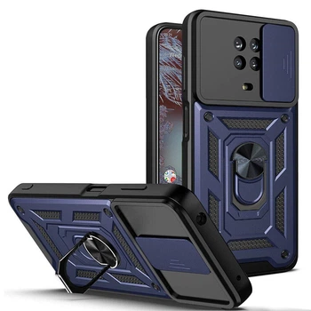 Чехол Hide Shield для Nokia G10 бампер противоударный с подставкой Blue