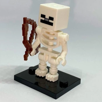 Фигурка iBlock Скелет Майнкрафт Minecraft Skeleton 4.5 см