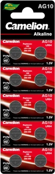 Батарейки Camelion AG 10 LR1130 10 шт