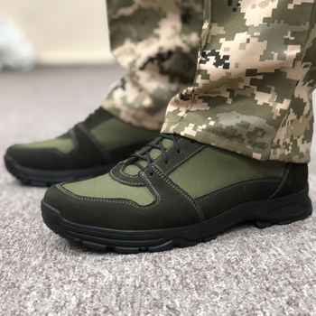 Тактические летние кроссовки ЗСУ олива, военная обувь размер 39
