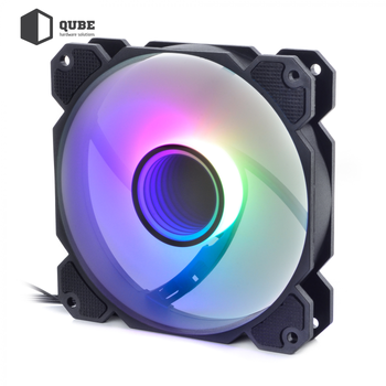 Вентилятор QUBE FR-901 120mm Black RGB