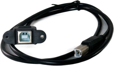 Кабель Extradigital USB Тип B (famale) - Mini USB тип B (male) 1 м удлинитель с креплением (KBU1879)