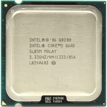 Процессор, Intel Core 2 Quad Q8200, s775, 4 ядра, 2.33 гГц Б/У