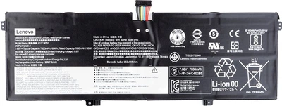 Аккумулятор для ноутбуков Lenovo Yoga C930 (L17C4PH1) 7.68V 7820mAh (original) (NB481231)