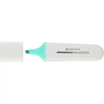 Маркер Centropen Highlighter Style 1-4.6 мм клиновидный голубой (6252/58)