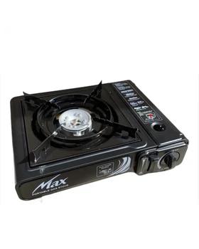 Портативна газова плита Max MS-2500LPG Black с чемоданом
