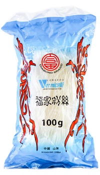 Лапша соевая стеклянная (фунчоза) Vermicelli SHUNHE Longkou 100 г