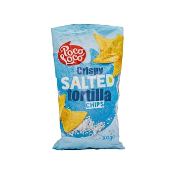 Чипсы тортилья солёные Crispy Salted Poco Loco 200 г