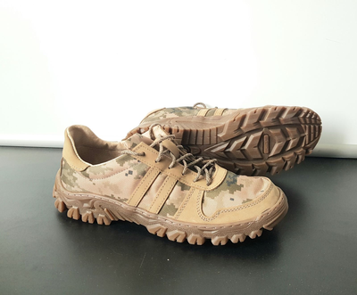 Кроссовки летние тактические, обувь для военных KROK K1, 41 размер, хаки, 03.41