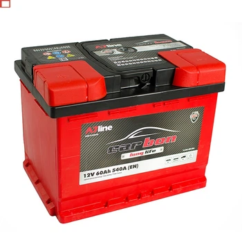 Аккумулятор CARBON 60 Ah/12V "1" (+ слева)