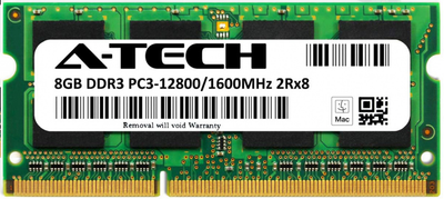 Оперативная память A-Tech 8GB RAM for Apple MacBook Pro (Mid 2012), iMac (Late 2012, Early/Late 2013, Late 2014, Mid 2015), Mac Mini (Late 2012) | DDR3 1600MHz SODIMM PC3-12800