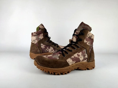 Берці тактичні черевики літні TVL 44 р коричневий піксельний камуфляж (44-000105)