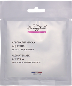 Альгинатная маска для лица Beautyhall ALGO Peel off mask Acerola Ацерола 30 г (3003937490279)