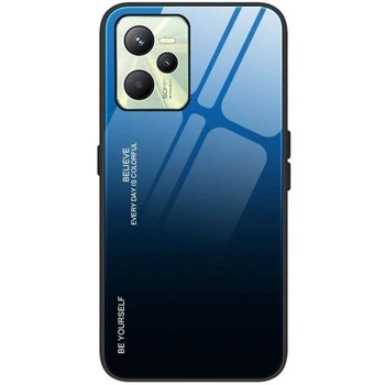 Захисний чохол Deexe Gradient Color для Realme C35 - Black / Blue