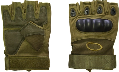 Тактичні рукавички Suzhou безпалі L Зелені (130720222/L)