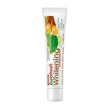 Зубная паста с мисваком, алое вера, чайным деревом и женьшенем Eurofresh Whitening, 50 г Farmasi