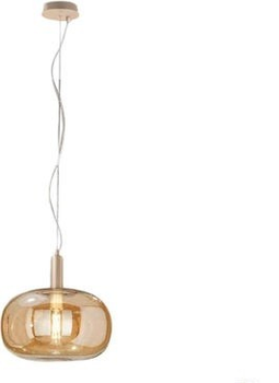 Подвесной светильник Ondaluce OVAL ,Ø 30 cm H 35 + 200 cm , янтарный 1 x E27
