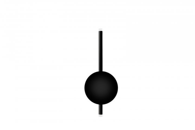 Бра Ondaluce, JAMES Ø15 H40/16W 230V 1600LM 3000K LED, Nero