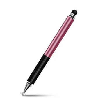 Cтилус Ankndo ёмкостный металлический двухсторонний для рисования Black-Pink