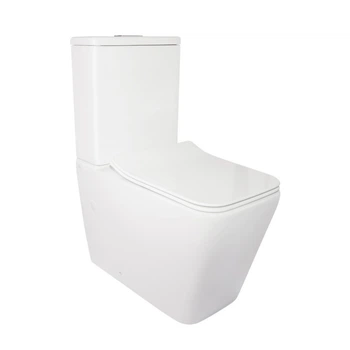 Унитаз компакт Q-tap Crow 640x360 прямоугольный, с сиденьем, белый (QT05222170W)