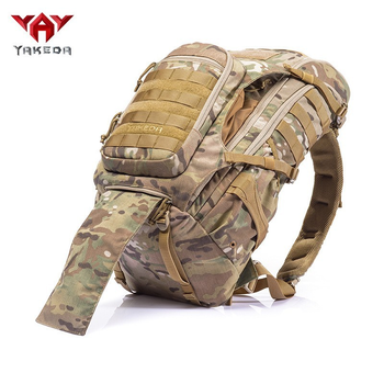 Рюкзак тактичний військовий з кишенею для автомата YAKEDA 55L Multicam KYF048