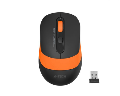 Мышь A4Tech Fstyler FG10S 2000dpi Black+Orange USB Wireless бесшумная (FG10S Orange)