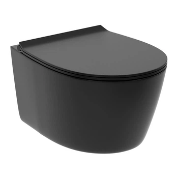 Унитаз подвесной DiMarco Dama di Venezia 36,3х51х40 см с сидением Slim Soft Close Black (DM2I001MB)
