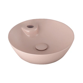 Умывальник накладной DiMARCO DAMA di VENEZIA DM2F001MS 450x450 розовый матовый (DM2F001MS)