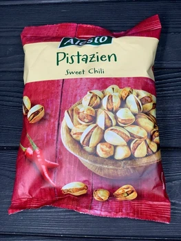 Фисташки Alesto Sweet Chili жареные сладкий чили 250г